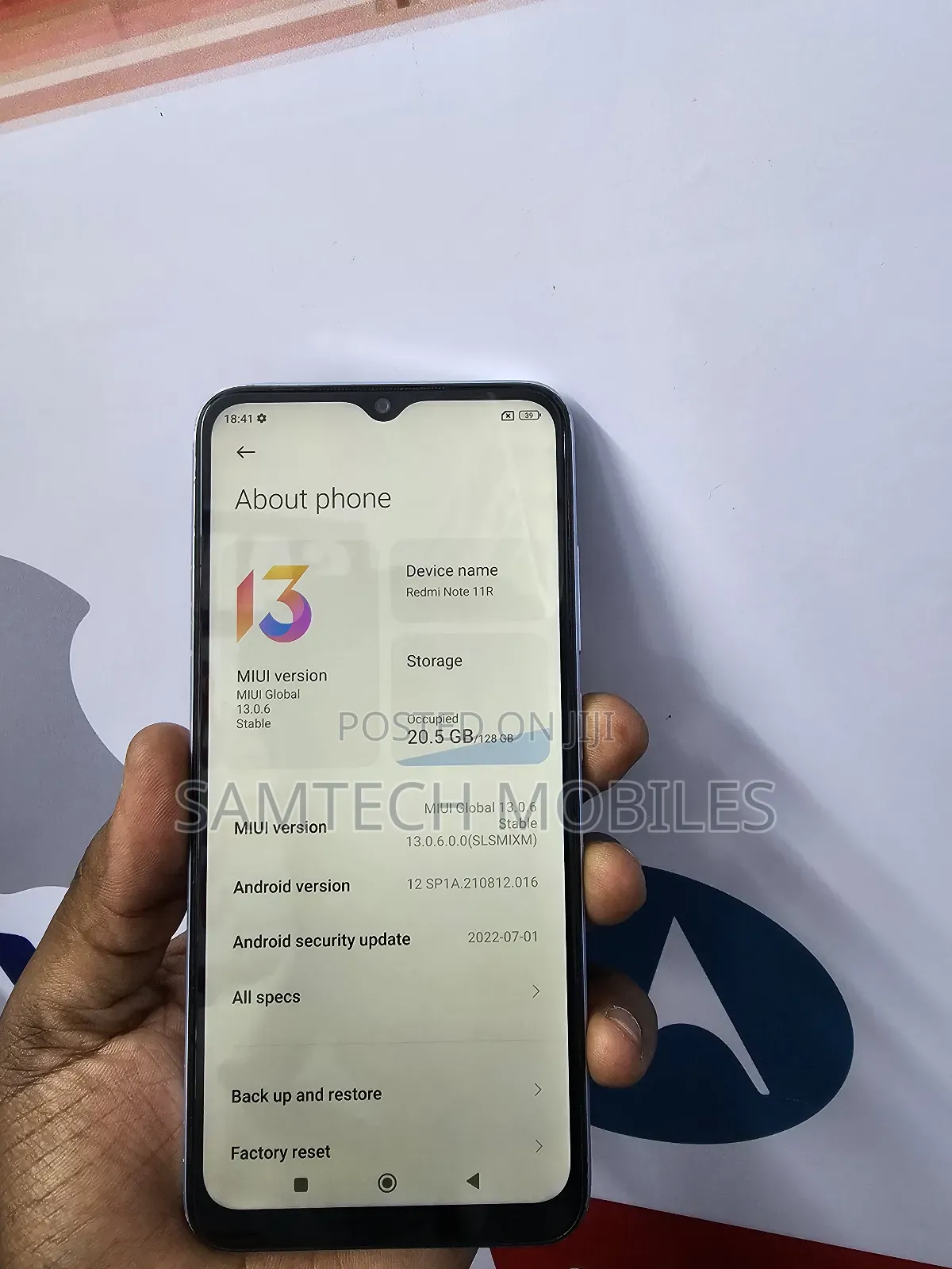 Xiaomi Redmi Note 11R 128 GB Silver