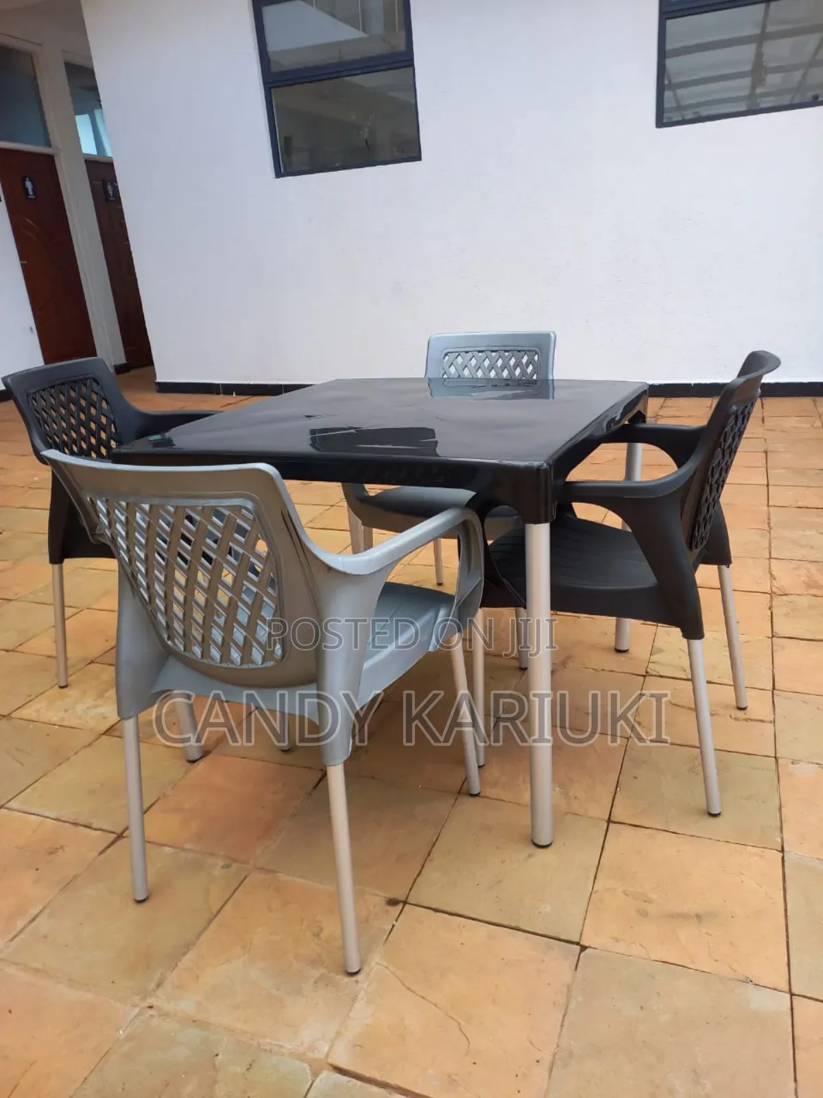 4 Seater Garden Area Table Set