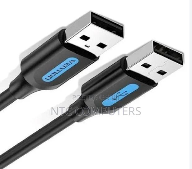 Vention Usb 2.0 a Male to a Male Cable 1.5m Black PVC Type
