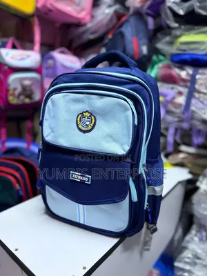 Blue Kids School Bags Quality Material for Kids in Grade 1-4