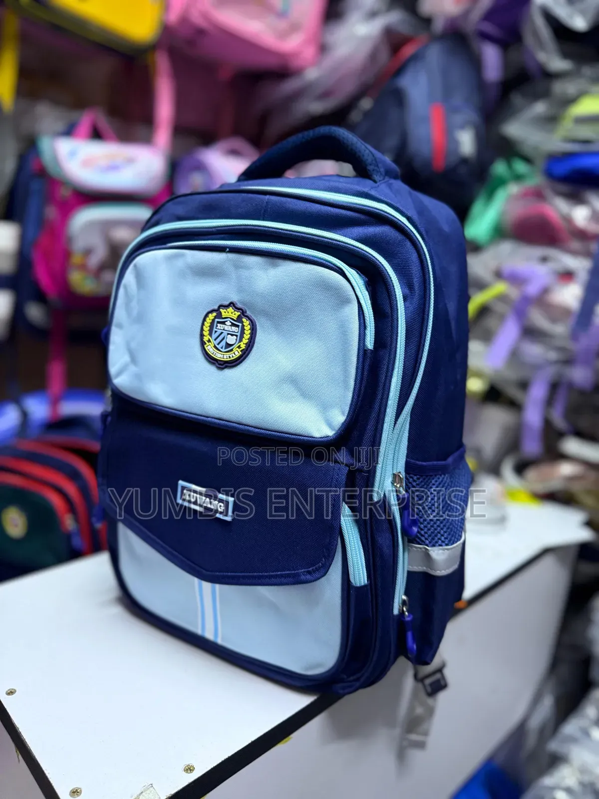 Blue Kids School Bags Quality Material for Kids in Grade 1-4