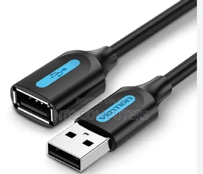 Vention Usb 2.0 a Male to a Female Extension Cable 5m Black