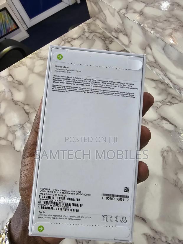 New Apple iPhone 14 Pro 256 GB Black - thumbnail 3