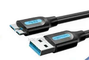 Vention Usb 2.0 a Male to Micro-B Male 3a Cable 1m Black
