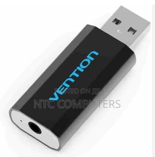 Vention Usb External Sound Card Black Metal Type (Ctia)