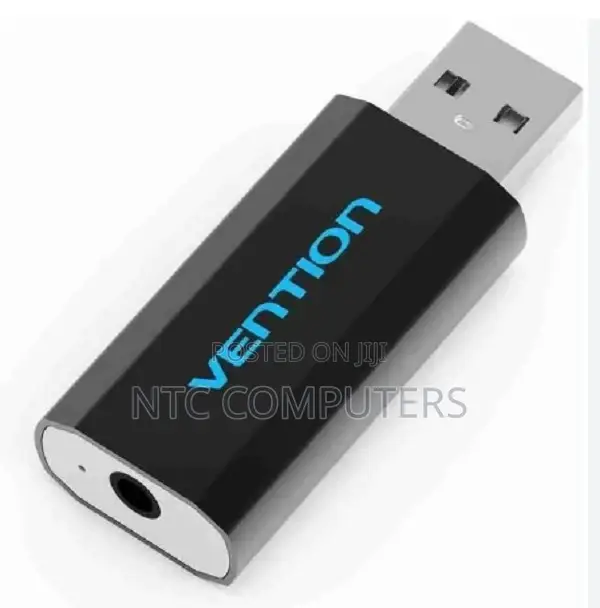 Vention Usb External Sound Card Black Metal Type (Ctia)