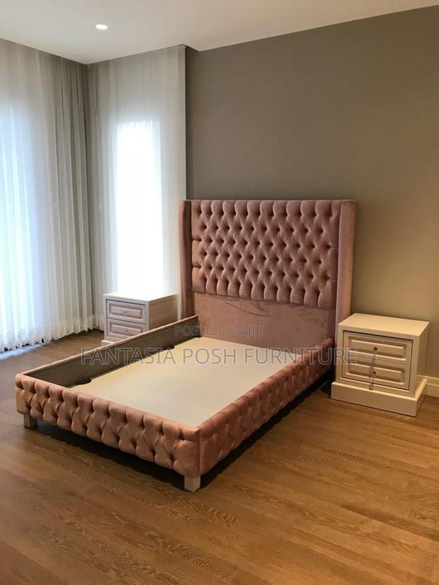 5x6 Ultra-Chic Fabric Rose High-Back