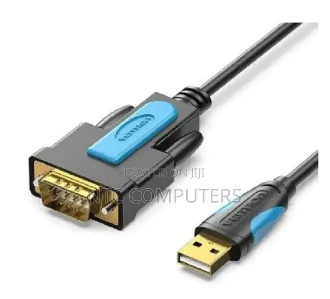 Vention Usb to Rs232 Serial Adapter Black 1.5m