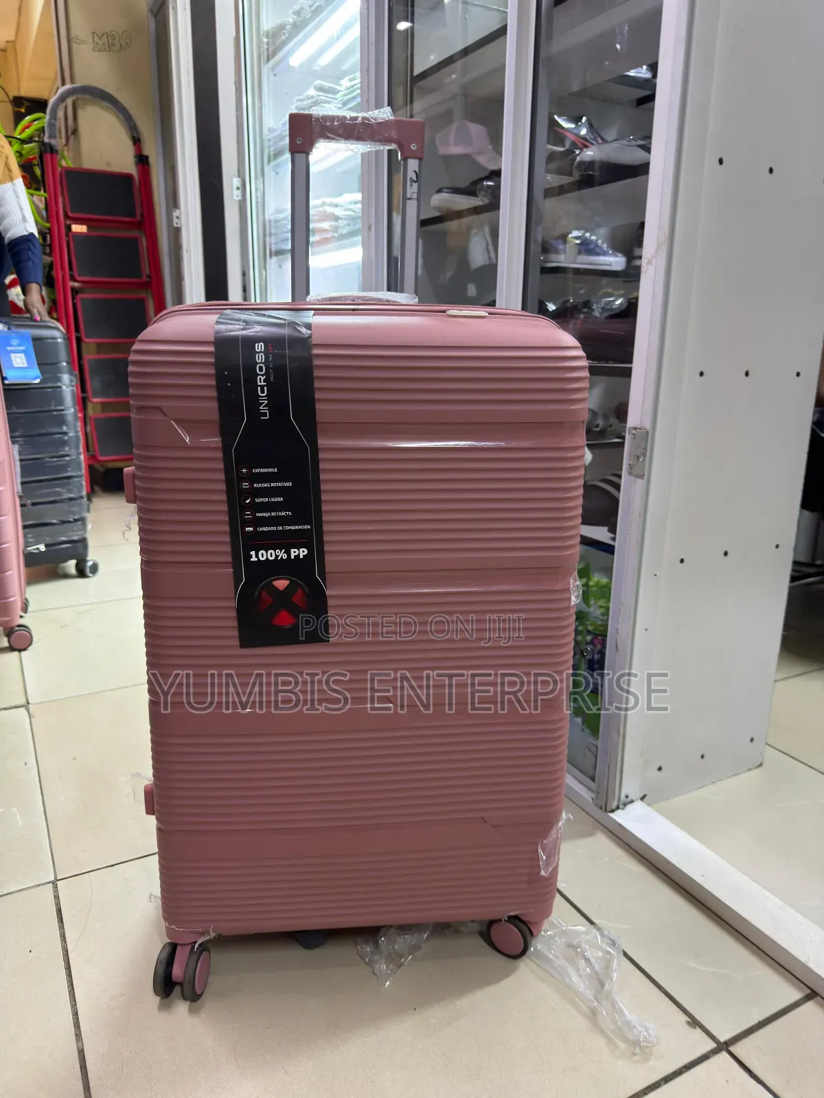 Pinky Colors Rubber Suitcases at 4500 Big Large Size