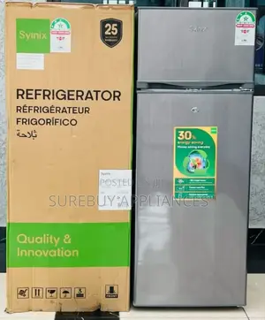 Syinix Fd275bf02k 210l Double Door Fridge