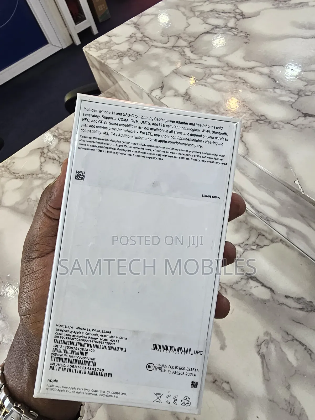 New Apple iPhone 11 128 GB White