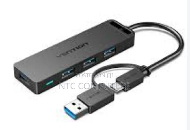Vention TGKBB Type C to 4 Port Usb 3.0 Hub With Power .