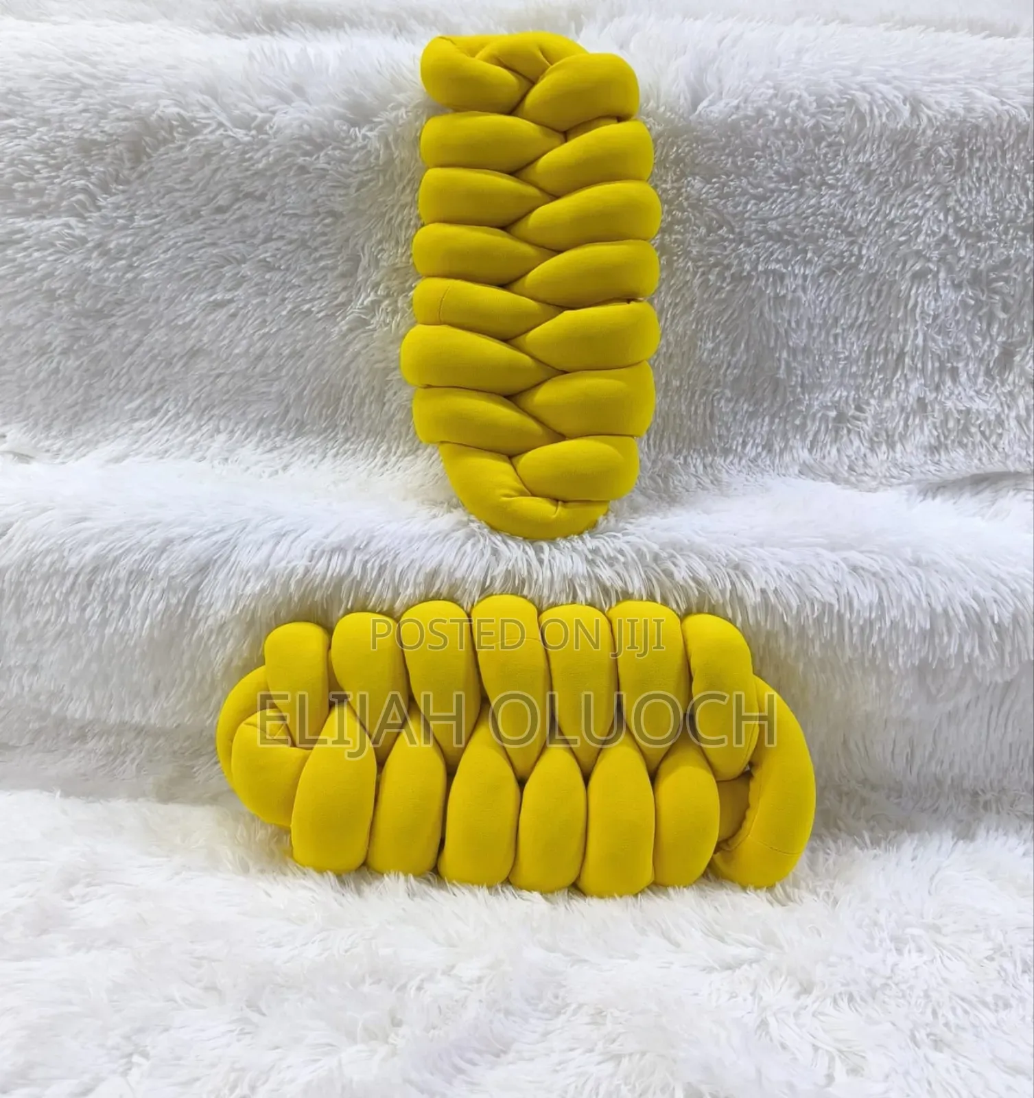 Yellow Caterpillar Throw Pillows Now Available