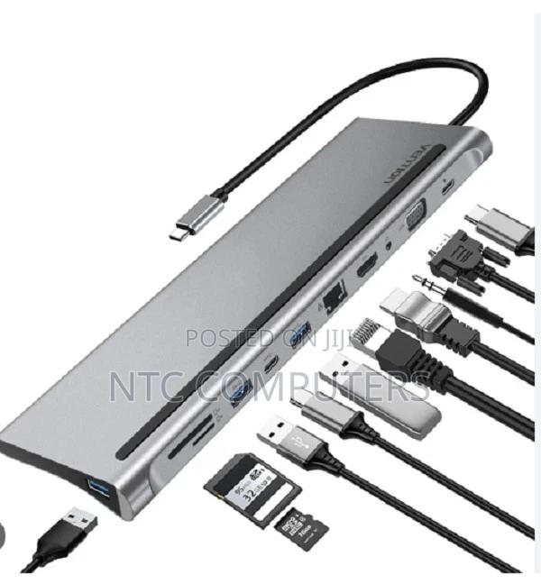 Vention 11 in 1 Multi-Function Usb-C to Hdmi/Vga/Usb-C