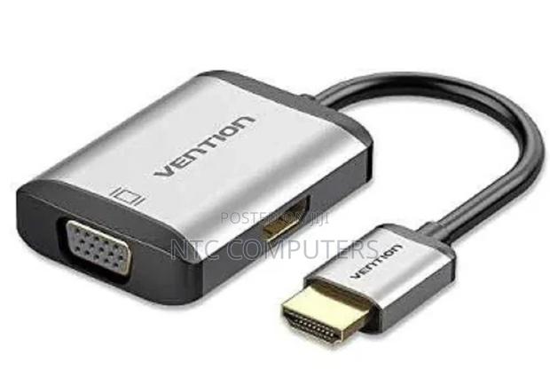 Vention Hdmi to Hdmi+Vga Converter 0.15m Gray Metal Type