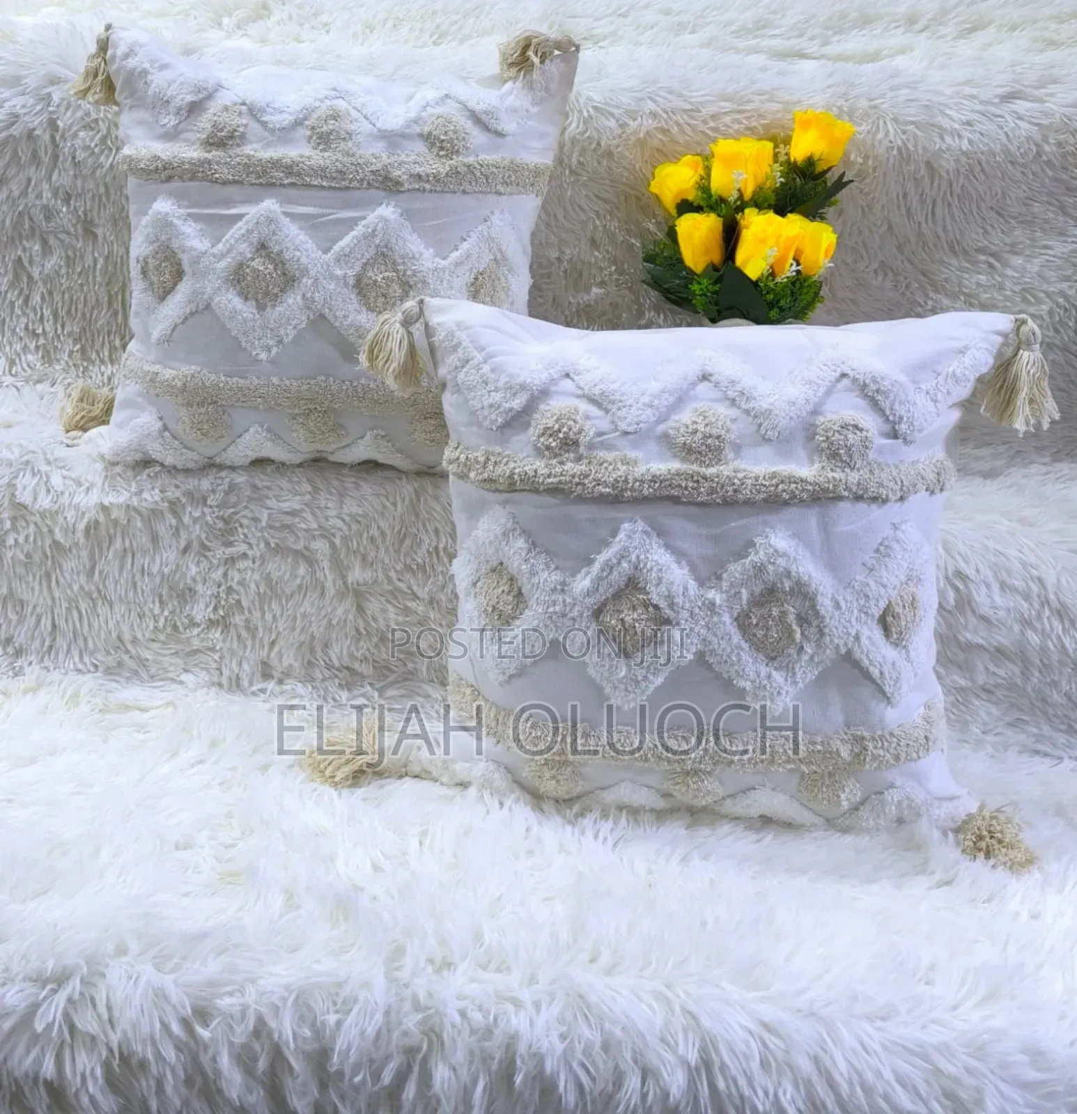 The Available Boho/Tufted Throw Pillow Covers