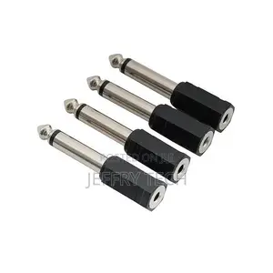 6.35mm 1/4 Inch Male Mono Plug to 3.5mm 1/8 Inch Female Audi