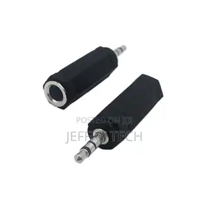 3.5mm 1/8 3 Pole Male Plug to 6.35mm 1/4 Inch Female Stereo