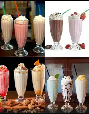 6pc Milkshake Glass