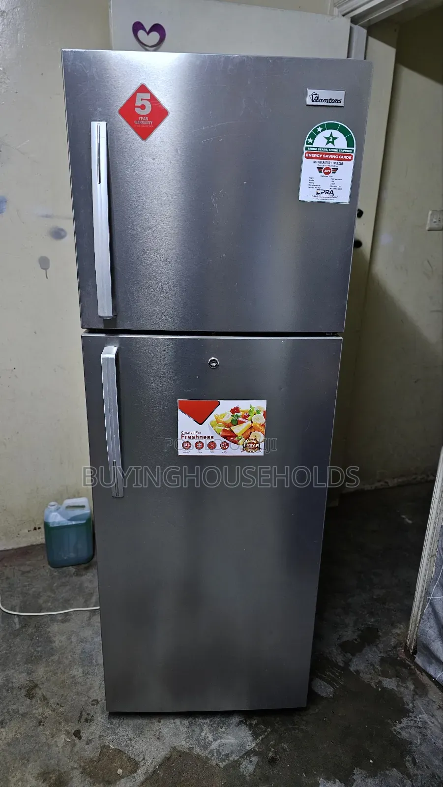 Ramtons 344l No Frost Fridge