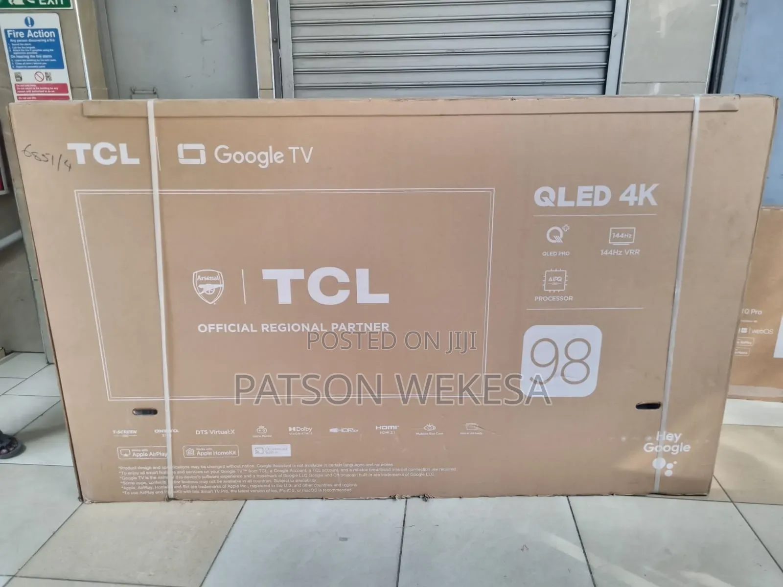 TCL 98c655 98 Inch Qled Pro Smart Tv Onkyo 120hz Hdr10+