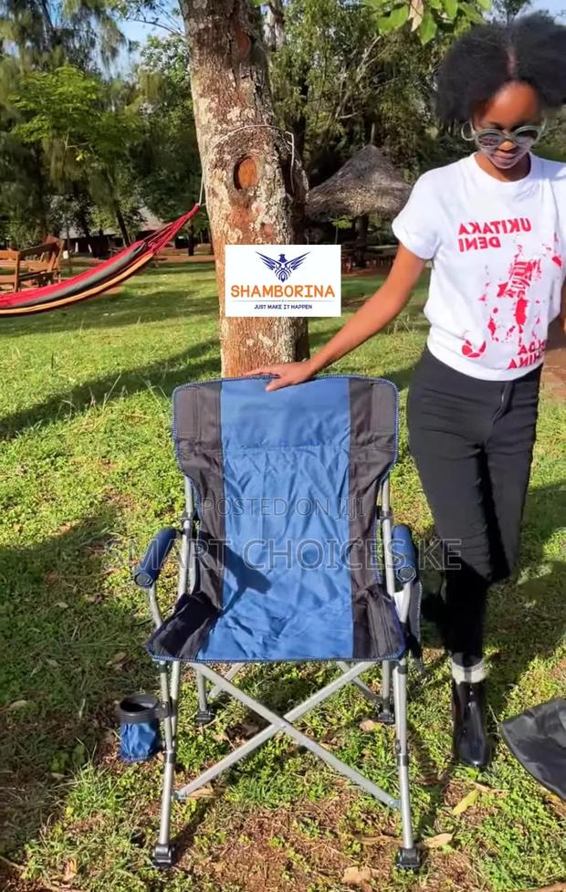 Folding Camping Chair With Cup Holder and Carry on Bag