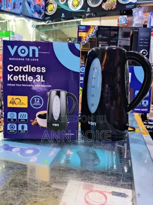 *Von 3litres Cordless Kettle at 3,800*