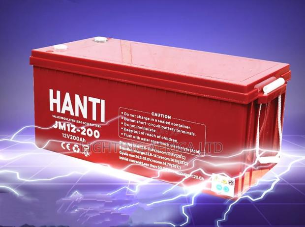 Hanti 200ah Solar Gel Battery - main view