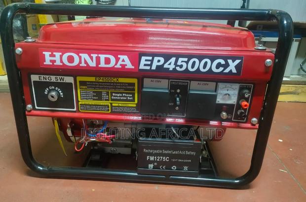 Honda Ep4500 Cx Petrol Engine Key Start Generator 4 Stroke - main view