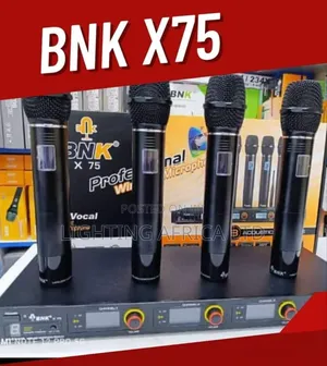 BNK X75 4 Wireless Microphone High Quality Receiver