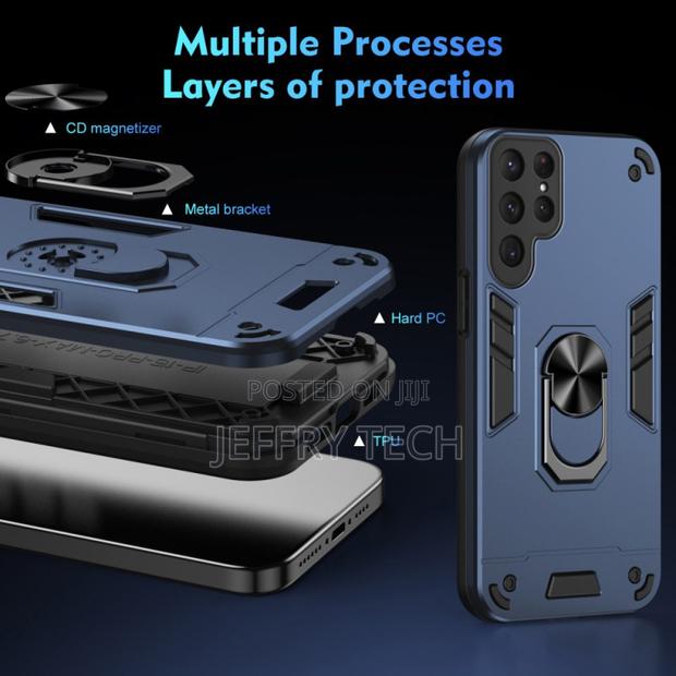 Samsung Galaxy S24 Ultra 5g Case With Magnetic Support Ring - thumbnail 2