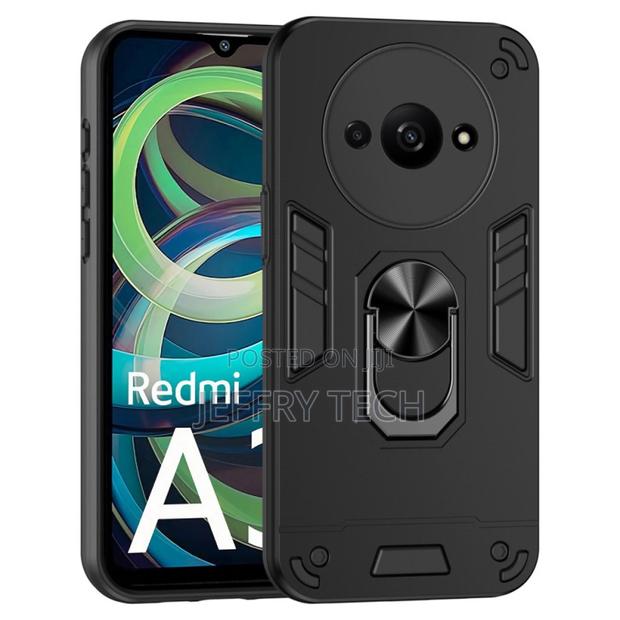 Xiaomi Redmi A3 / Poco C61 Car Holder and Rotating Ring Case - main view