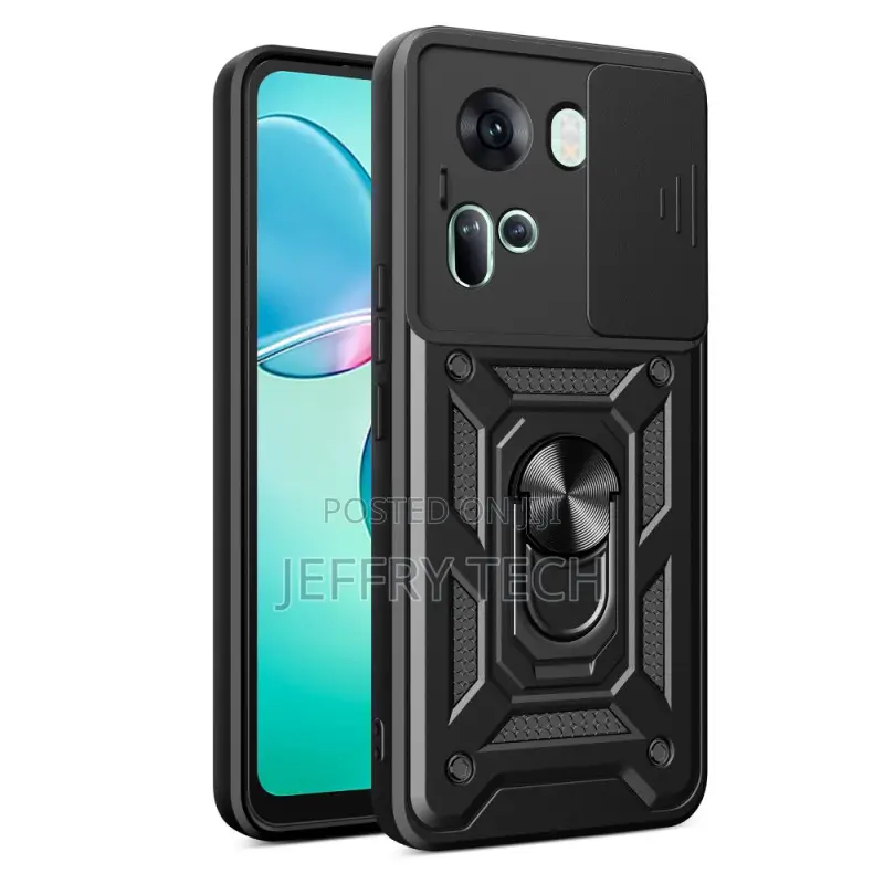 Oppo Reno 11 5g Cover Ring-Suppport Protective Sliding Lens
