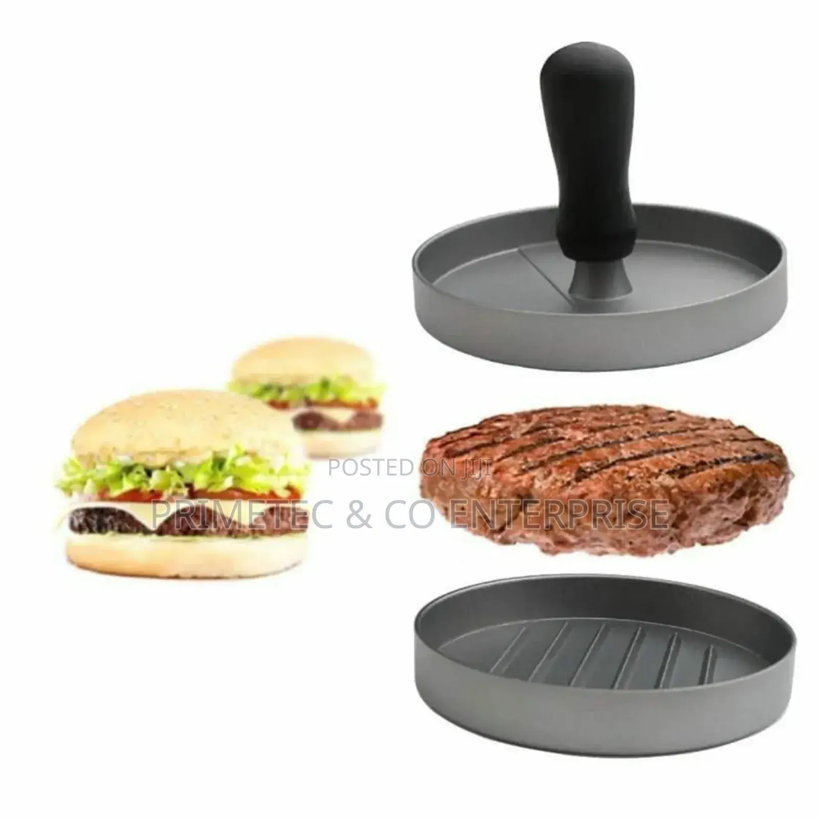 Stainless Steel Burger Press
