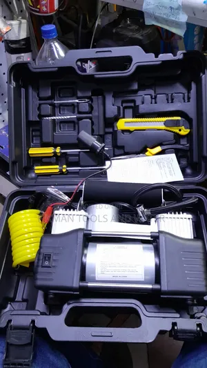 New Dc Air Compressor With Puncher Kit Set