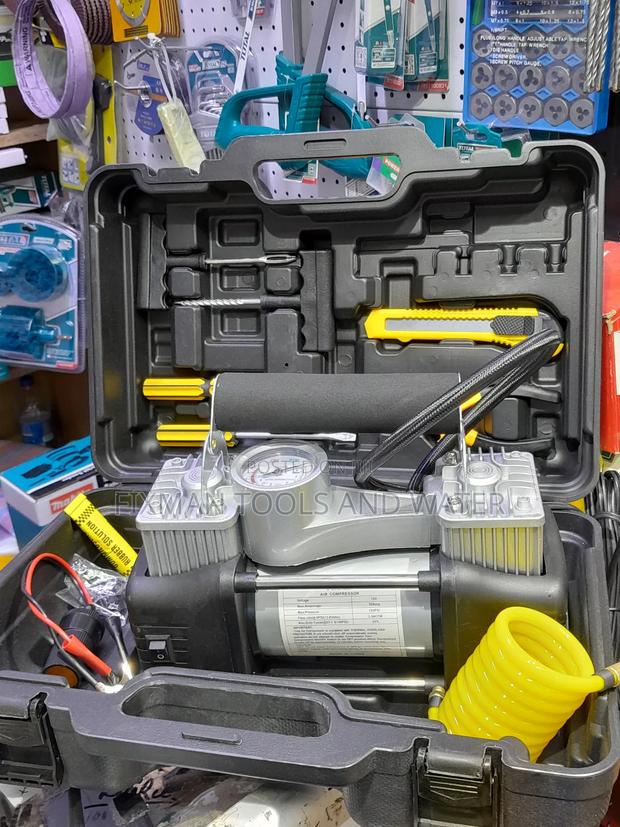 Multipurpose Portable Air Compressor With Accessories - main view