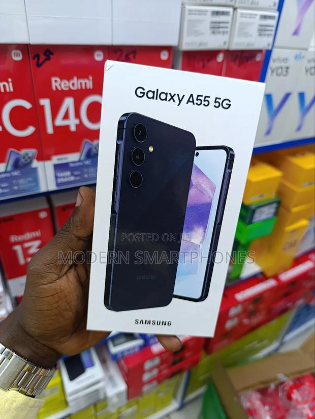 New Samsung Galaxy A55 128 GB White - main view