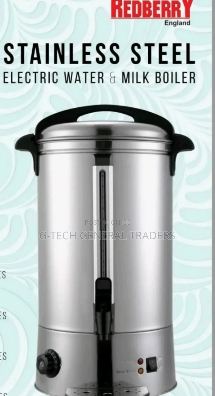 Redberry 20l Stainless Steel Electric Tea Urn