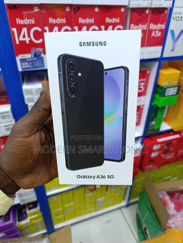 New Samsung Galaxy A36 128 GB Black - main view