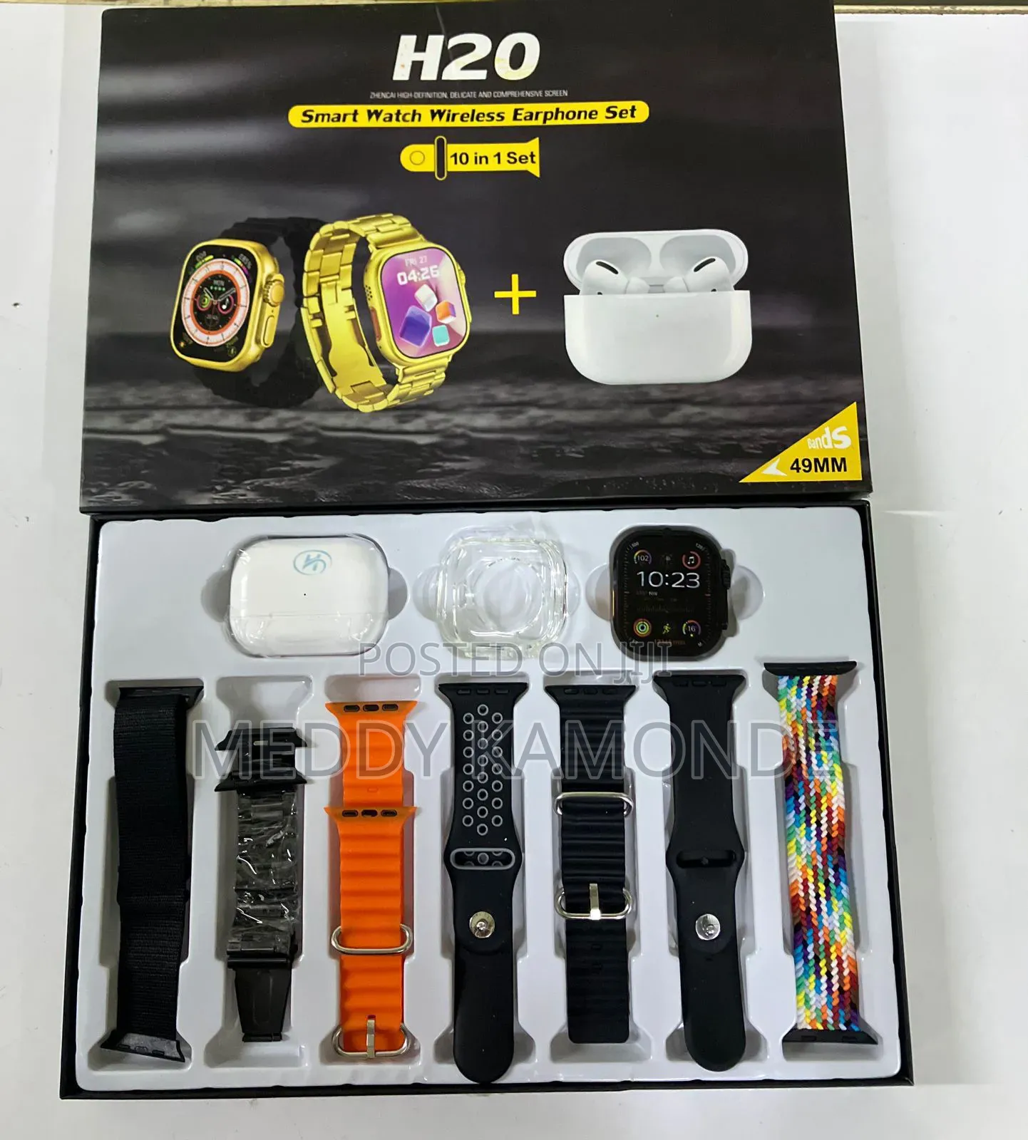 Smart Watch+Bluetooth Wireless Earphones