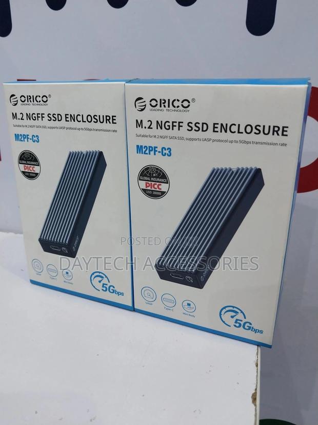 Orico M2 SSD Enclosure Nvme NGFF 5gbps Pcie M.2 - thumbnail 2