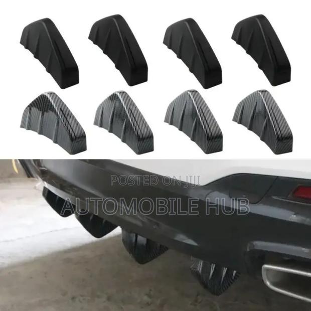 Car Rear Bumper Diffuser Sharkfin - 4pcs