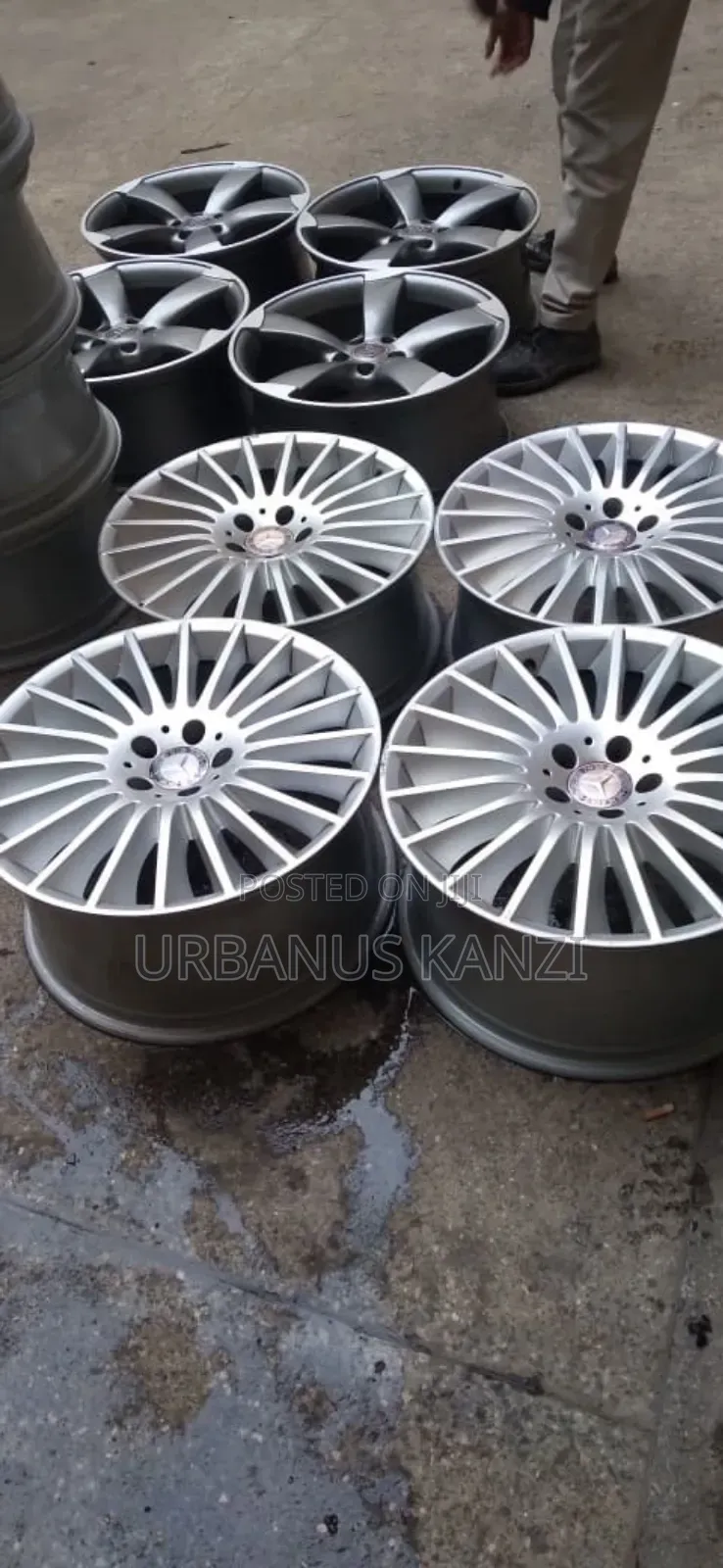 Size 19 Inch Mercedes Benz Alloy Rims