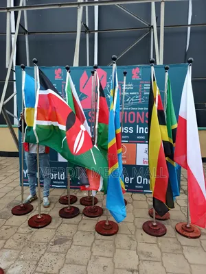 Flags + Stands, Flags, Flag Stands