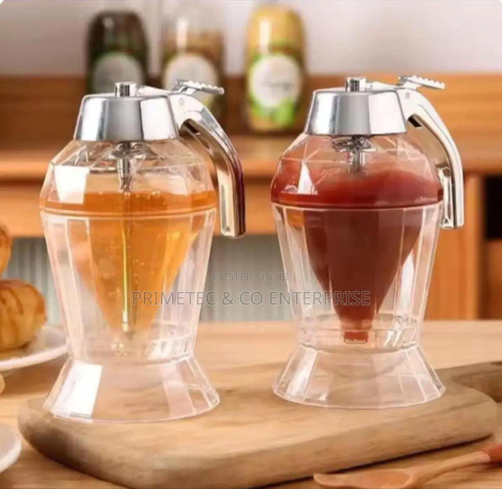 *Diamond Shaped Honey Dispenser