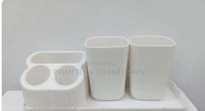 Tooth Brush Holder,Wall Mounted , With Two Cups - thumbnail 2