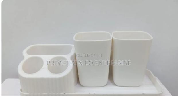 Tooth Brush Holder,Wall Mounted , With Two Cups - main view