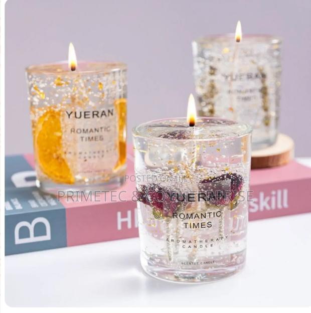 Luxury (Romantic) Jelly Soy Wax Scented Candle .