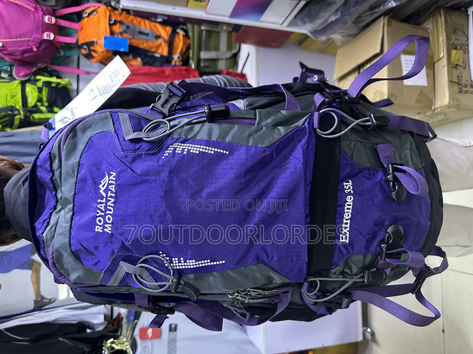 35l Hiking Bag Backpack (Purple)