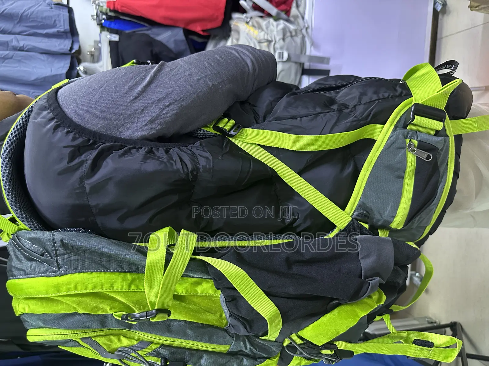 35l Hiking Backpack Luminous Green